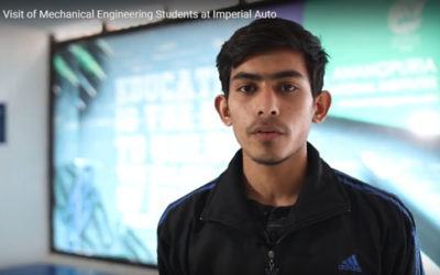 INDUSTRIAL VISIT OF MECHANICAL ENGINEERING AT IMPERIAL AUTO
